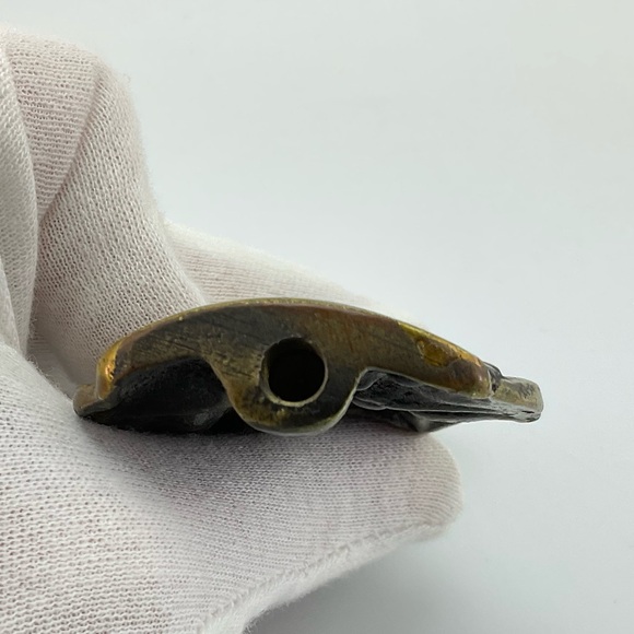 Vintage Brass Fisherman Figure, Home Decor, Ornament, Sailor Figurine, Steampunk - Picture 7 of 9